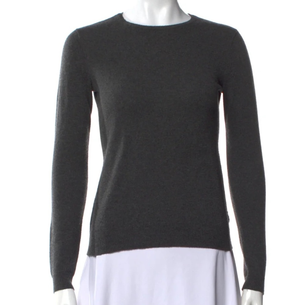Ralph Lauren BLACK LABEL 100% Cashmere Grey Crew Neck Sweater *Smart Investment*